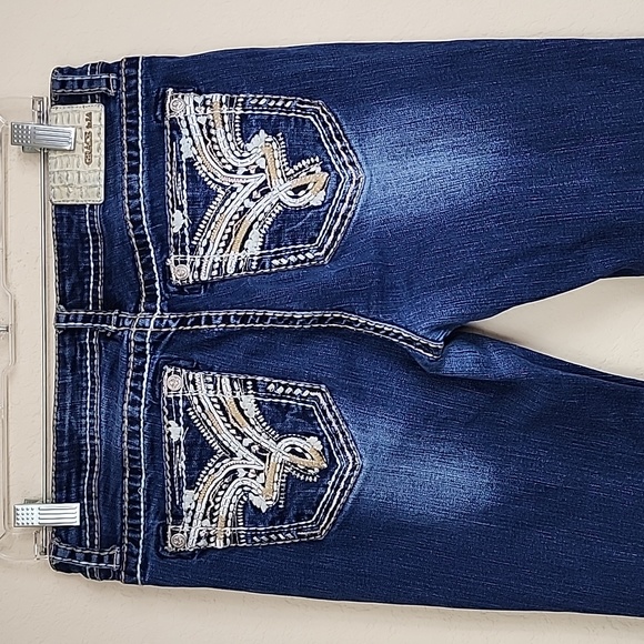 Grace in LA Denim - Grace in LA Embroidered Jeans